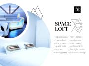 Space Loft Wohndesign mit 2 Schlafzimmern l 450m bis Uni