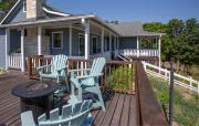 Large patio and hot tub near wine country