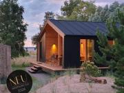 Werder Chalet -- GROßES SONNENDECK -- Strand 150m I Sauna I eKamin I bis 8 Pers I Meerblick I by "Meyers am Meer"