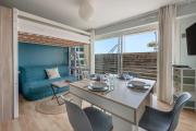 À 43m de la plage, studio pour 4