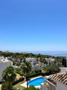 Two bedroom, two bathroom, balcony, pool area, view