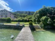 Rare 2 bedroom with private beach on Lake Annecy