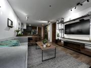 Outstanding and wide apartment with work station