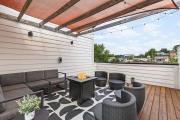 Rooftop Deck Firepit and Garage Walk to 12 South and Restaurants