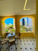 Apolo 5 central near restaurants 150 meter from beach