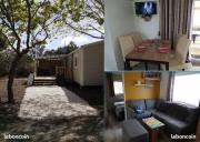 La Lette fleurie - Mobil home Spacieux climatisé 6-8 personnes tout équipé en camping 4 étoiles