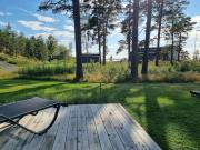 Fridfullt läge, stuga med sjöutsikt