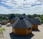 Maison bois kota bain nordique proche de la mer kota grill