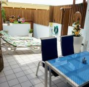 2BR Bungalow with Sunny Private Terrace - Secure Gear Storage