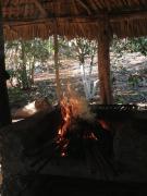 La casa de piedra y colores en Chichén Itzá