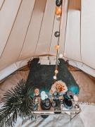 Ô sens en Eveil, tente tipi nomade