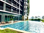 High Rise Condominium with Balcony, Pool, Skygarden, Grand lobby and Working Lounge 28F