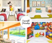 Family Villa with Private Pool Game Room & Themed Rooms