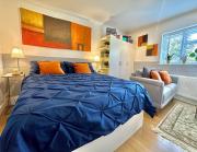 Modern Studio Garden view 5 min from Metro Station Elizabeth Line