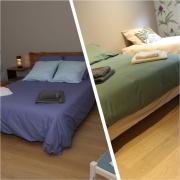 Chambres avec salle de bain et petit déjeuner chez JP&Josy