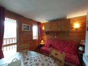 Studio divisible avec coin montagne, au pied des pistes, balcon, 4 pers - FR-1-356-427