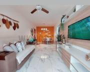 Apartamento a 200M da praia na Praia Grande