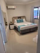 Apto vista mar com 3 quartos e churrasqueira, 4 min praia