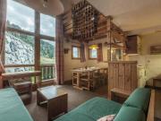 Duplex spacieux avec terrasse, garage, et WIFI à Méribel - FR-1-355-7