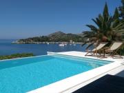 Villa Mirjana - One Bedroom Apartment with Terrace and Side Sea View Taverna