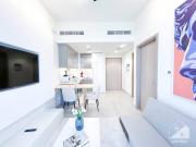 Elegant 1BR with Balcony in Azizi Riviera