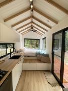 Chartreuse Tiny Home on Green Valley Fingerlime Farm