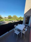 Duplex blue and yellow- Groupama Stadium-Eurexpo-Lyon