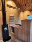 Nyoppført hytte med mulighet til å leie badestamp