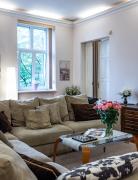 Alunana LUX Jakuzzi Apart, facade is under renovation, in Riga Art Nouveau area, Self check-in