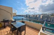 Stunning St Julians Seaview Duplex Apartments on Spinola Bay