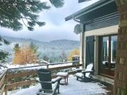 Grand chalet de charme cosy, sauna & vue de rêve