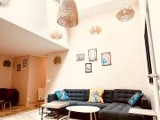 Stylish Loft Paris 17- 3 bdrs - 2 bathrs - 7 pers