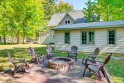 Near Lake Historic Boyne City Home with Fire Pit!