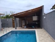 bela casa na praia de Itanhaém