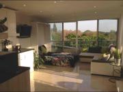 Studio 34m2 avec la terrasse 60m2, aperçu mer, parking, Clim, plage à 150 m,Wi-fi, piscine