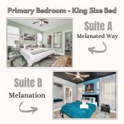 2 Homes*Sleeps 9*Gated Parking* Near NRG