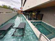 Apartamento quarto e sala a 260m da Praia