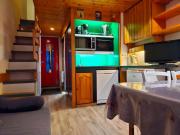 Duplex skis aux pieds pour 5 pers. à Arc 1800 avec WIFI et animaux admis - FR-1-411-119