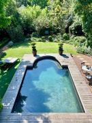 Garden oasis in the village