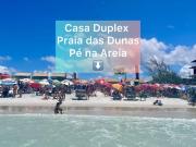 Casa Duplex Praia Das Dunas - Pé na Areia - Alto Padrão - Ar Condicionado