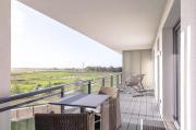 5 Sterne Ferienwohnung Stranddomizil mit Eckbalkon und Boddenblick