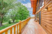 Nordic Style Lodge with Deck on 80 Acres in Arlee