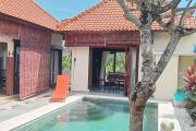 A villa with a pool located in a quiet area on the outskirts of Bali