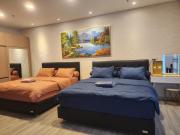 Spacious 2 King Bed Family Room 56 Sqm PODOMORO APARTMENT Tower Liberty 21st Floor with Mall Direct Access