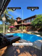 Casa hóspede privativa -Área piscina compartilhada