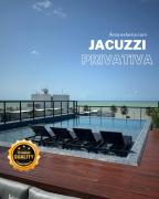 Flat com Jacuzzi Privativa a 50m do mar