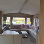 Caravan under the tree, Seton Sands