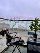 Balcony with Mountain View Steps from Ski Lift 50m