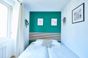 BE-4D - Appartement F3 pour 1-4 pers au 4ème étage au centre de Mulhouse