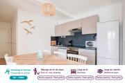 À 600m de la plage, bel appartement pour 6